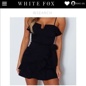 SUPRR CUTE BLACK MINI DRESS